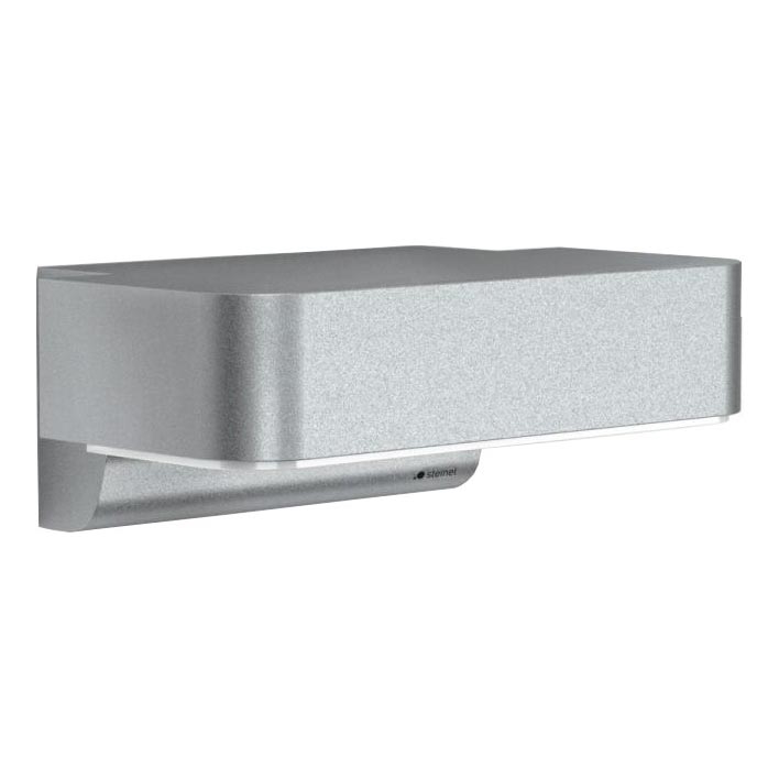 STEINEL 87555 - Udendørs LED væglampe med sensor L 800 SC LED/7,5W/230V IP44 sølvfarvet