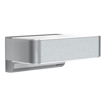 STEINEL 87562 - LED Udendørs væglampe med sensor L 810 SC LED/9,8W/230V IP44 sølvfarvet