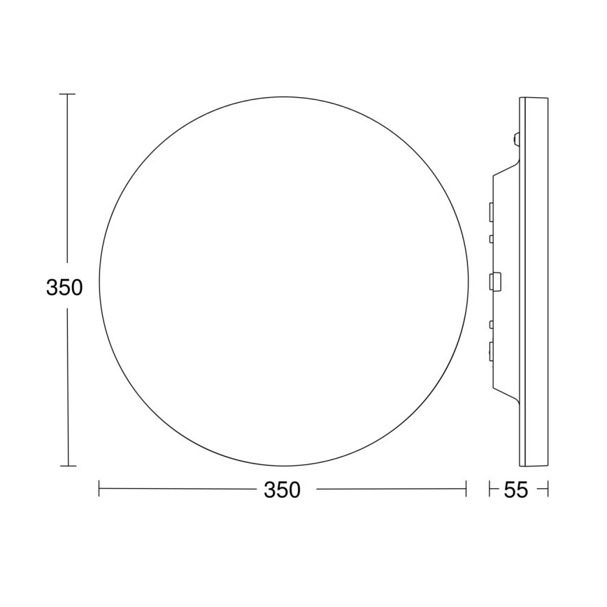Steinel - LED loftlampe dæmpbar med sensor RSPROR20BASIC 15,3W/230V IP40 3000K