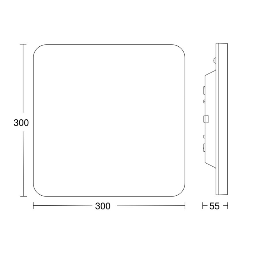 Steinel - LED loftlampe dæmpbar med sensor RSPROR20BASICQ 15,3W/230V IP40 4000K