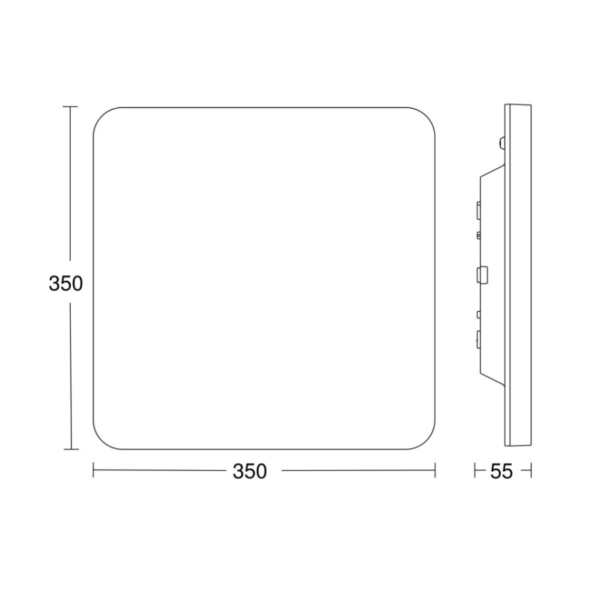 Steinel - LED loftlampe dæmpbar med sensor RSPROR30QBASICSC 23,26W/230V IP40 3000K