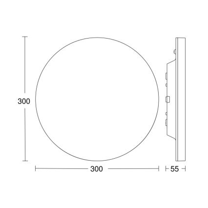 Steinel - LED lampe dæmpbar sensor RSPROR10PLUSSC 8,5W/230V IP40 3000K