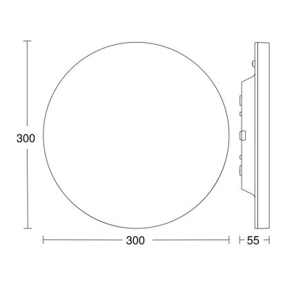 Steinel 067816 - LED loftlampe med sensor dæmpbar RS PRO R10 BASIC SC LED/8,5W/230V 3000K IP40