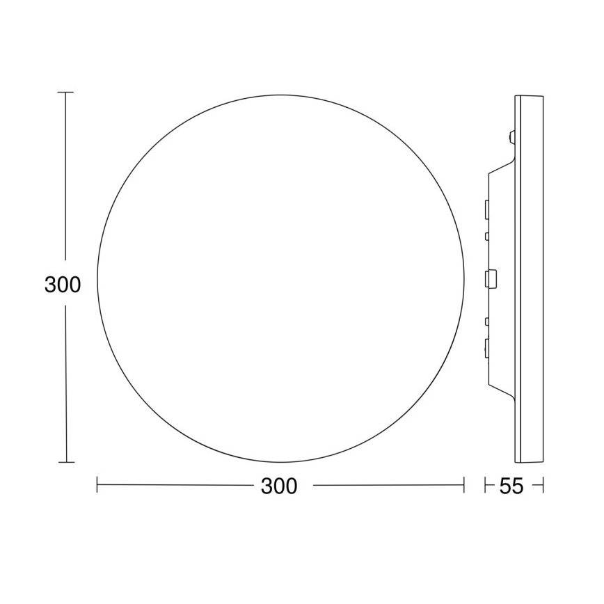 Steinel 067816 - LED loftlampe med sensor dæmpbar RS PRO R10 BASIC SC LED/8,5W/230V 3000K IP40