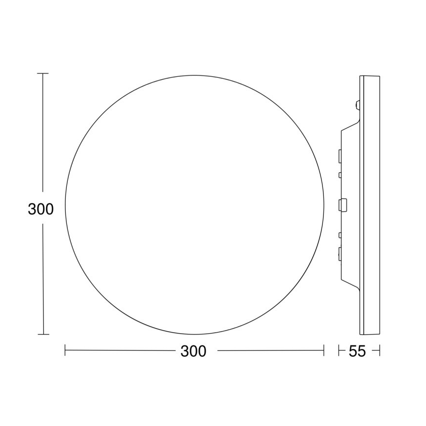 Steinel 067809 - LED loftlampe med sensor dæmpbar RS PRO R10 BASIC SC LED/8,5W/230V 4000K IP40