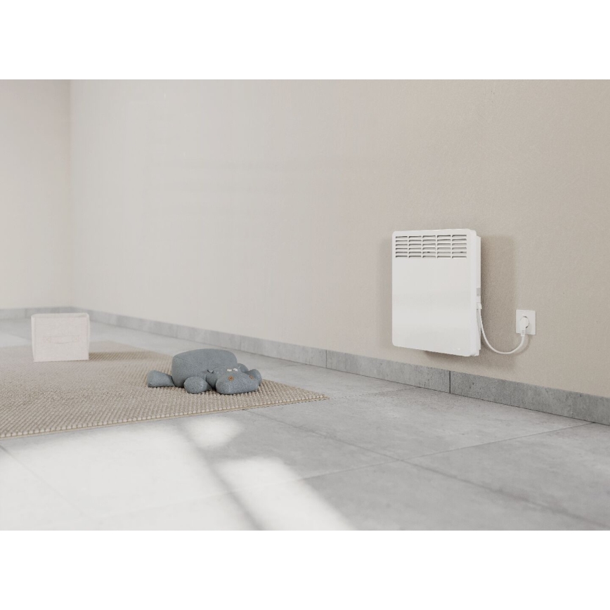 Stiebel Eltron - Væghængt varmeapparat med LCD-skærm og elektronisk termostativ 1500W/230V IP24