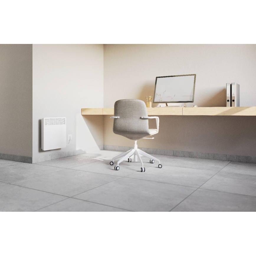 Stiebel Eltron - Væghængt varmeapparat med LCD-skærm og elektronisk termostativ 2000W/230V IP24