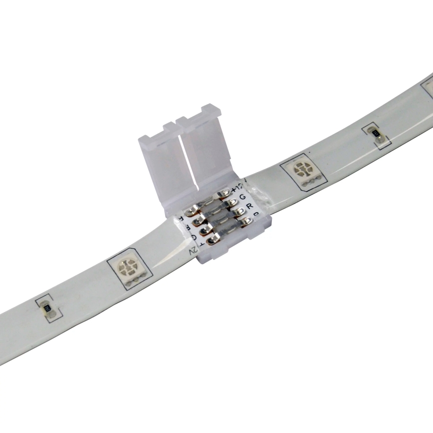Stik til RGB LED lysbånd 4-pin 10mm