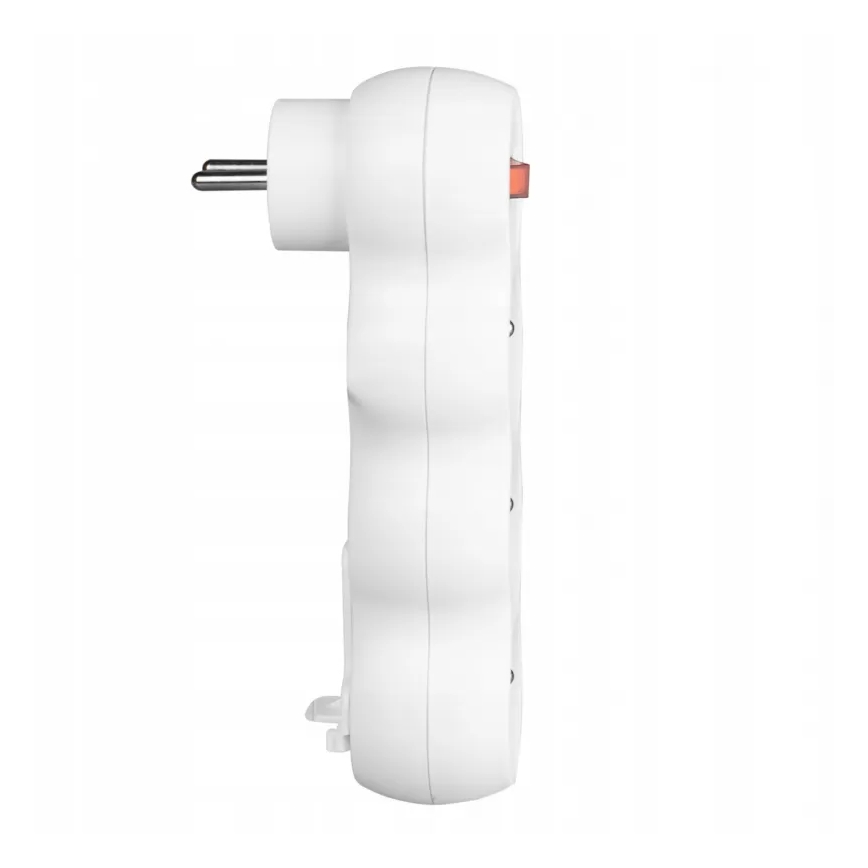 Stikdåse med afbryder, 3 udtag