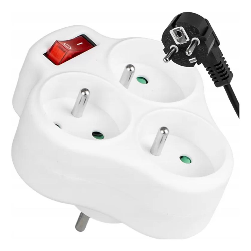 Stikdåse med afbryder 3Z