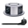 Stikdåsesøjle til bordplade med trådløs Qi-opladning 3x230V + 1xUSB-A + 1xUSB-C sølv/sort