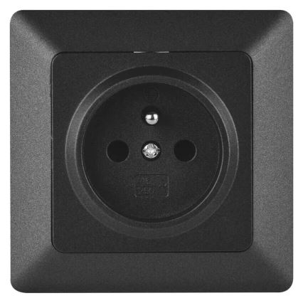 Stikkontakt 250V/16A antracit