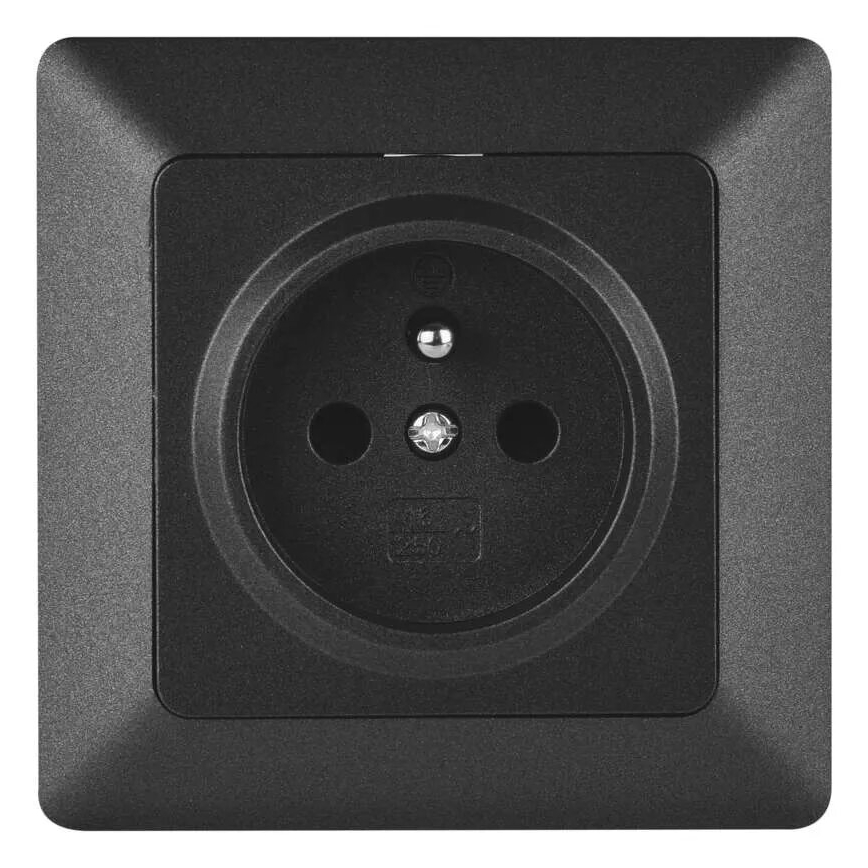Stikkontakt 250V/16A antracit