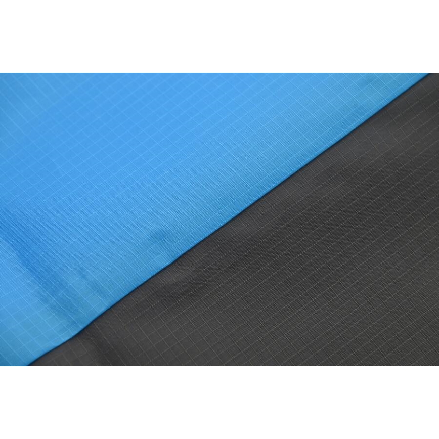 Strandmåtte 200x200 cm blå/grå