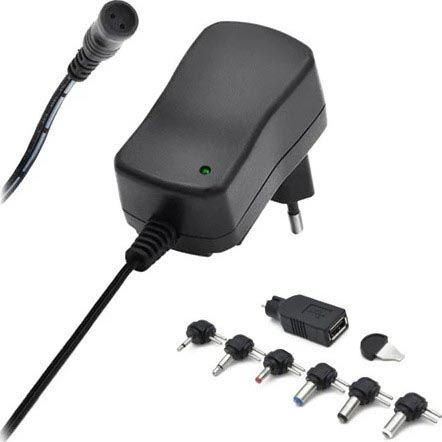 Strømadapter 600 mA 3-12V