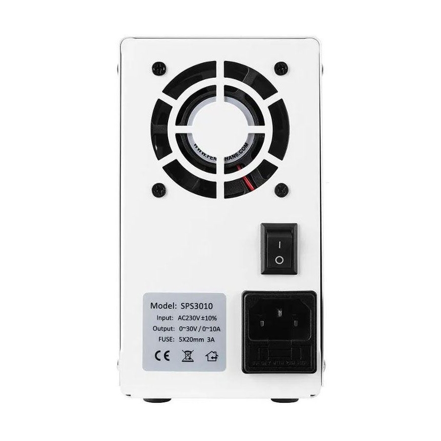 Strømforsyning til laboratorie SPS605 0-60V/0-5A