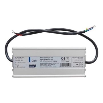 Strømforsyning til LED strips 100W/12V IP67