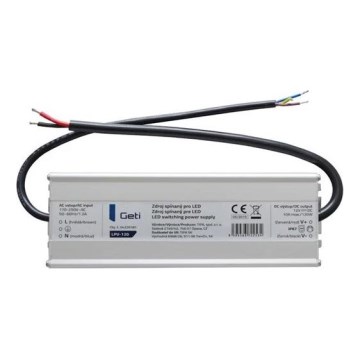 Strømforsyning til LED strips 120W/12V IP67