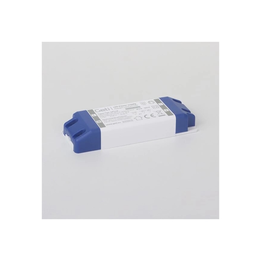 Strømforsyning til LED strips 18W/12V IP20