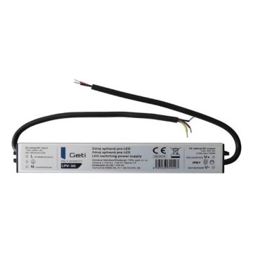 Strømforsyning til LED strips 30W/12V IP67