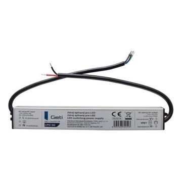 Strømforsyning til LED strips 50W/12V IP67