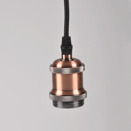 Strømforsyningskabel 1xE27 / 20W / 230V kobber