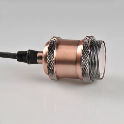 Strømforsyningskabel 1xE27 / 20W / 230V kobber