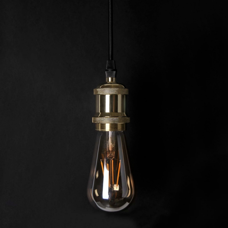 Strømkabel 1xE27/20W/230V gylden