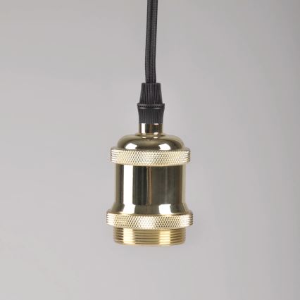 Strømkabel 1xE27/20W/230V gylden