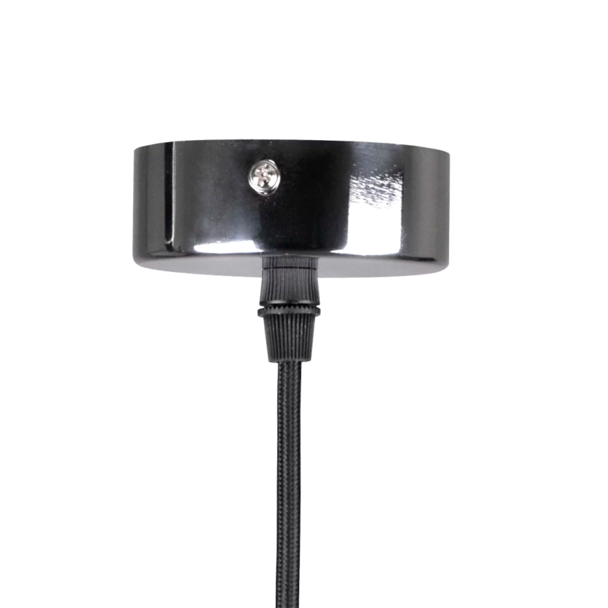 Strømkabel 1xE27/20W/230V skinnende krom