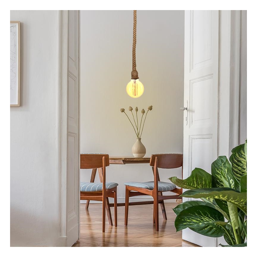 Strømkabel 1xE27/60W/230V 1 m