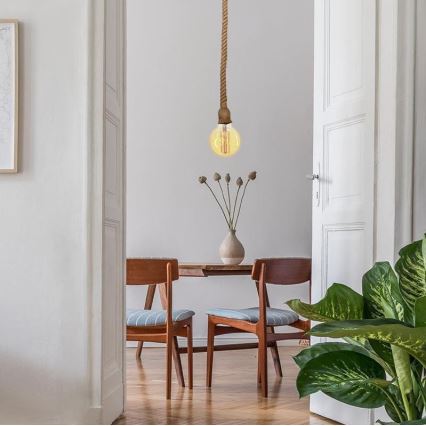 Strømkabel 1xE27/60W/230V 1 m