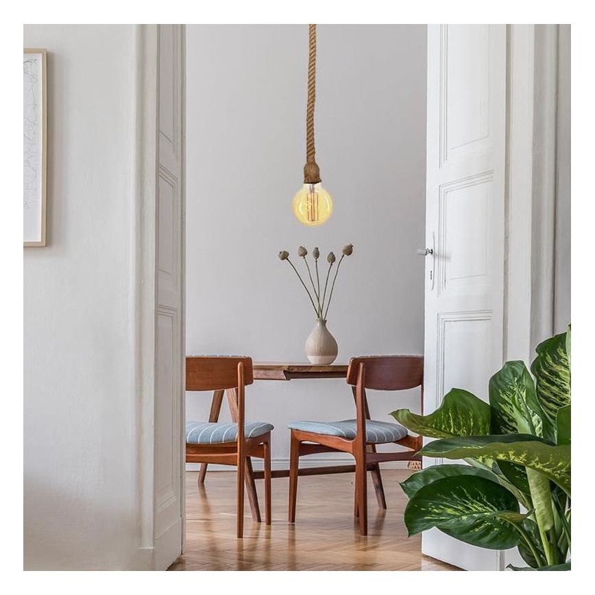 Strømkabel 1xE27/60W/230V 1 m