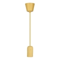 Strømkabel 1xE27/60W/230V beton/beige