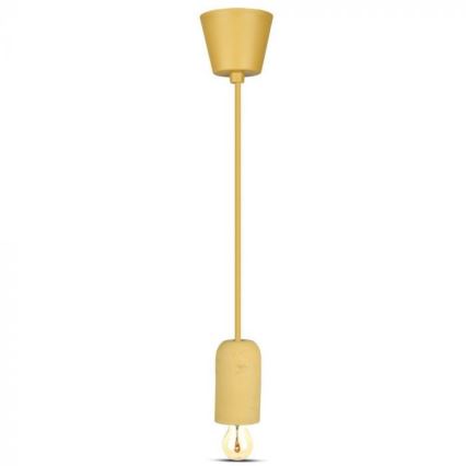 Strømkabel 1xE27/60W/230V beton/beige