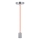Strømkabel 1xE27/60W/230V orange/skinnende krom
