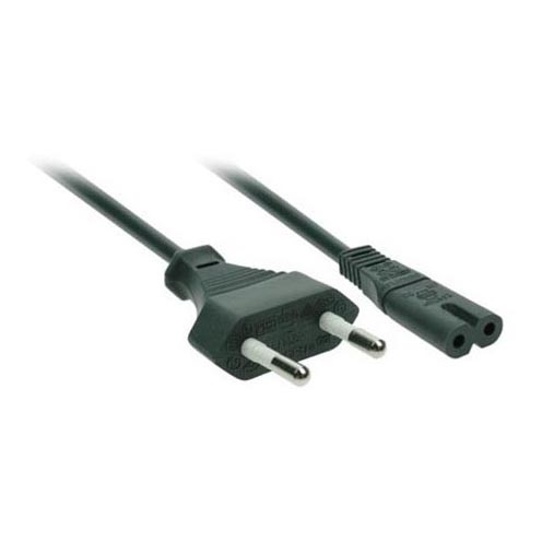 Strømkabel til AV-enheder 230V/2,5A, 2-polet