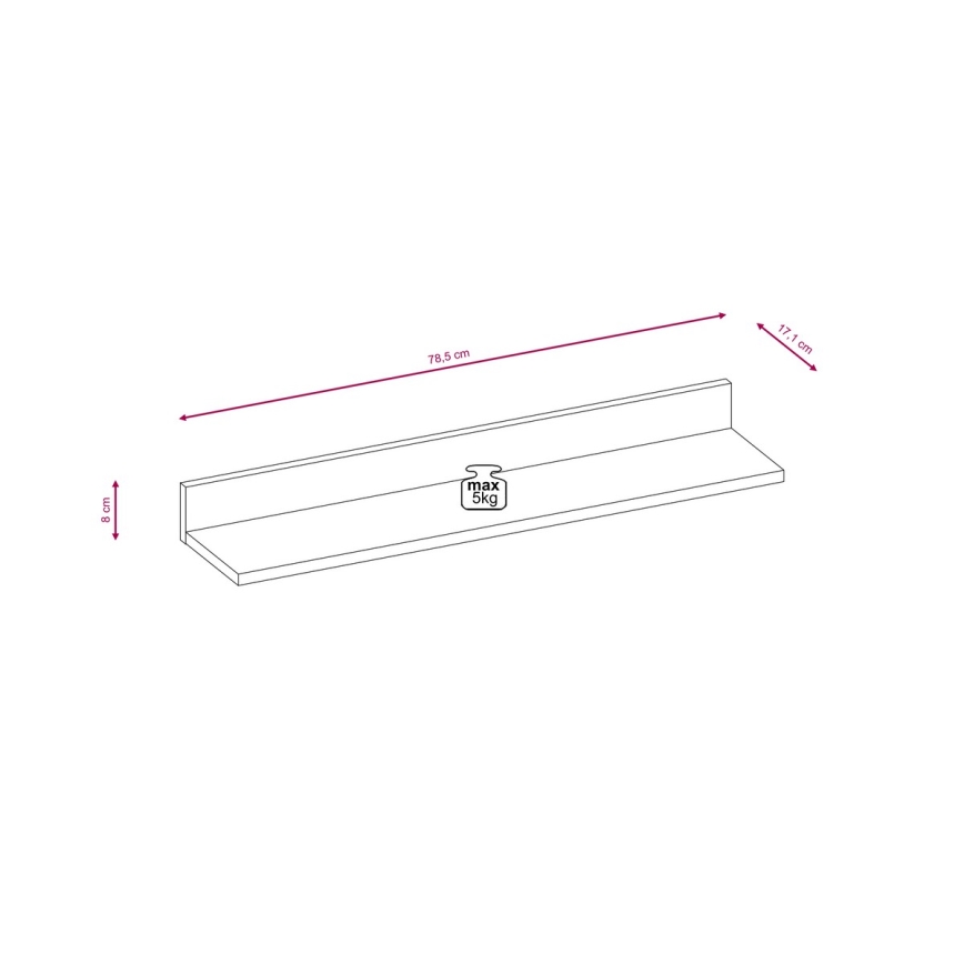 Stuevæg BRICK brun/sort