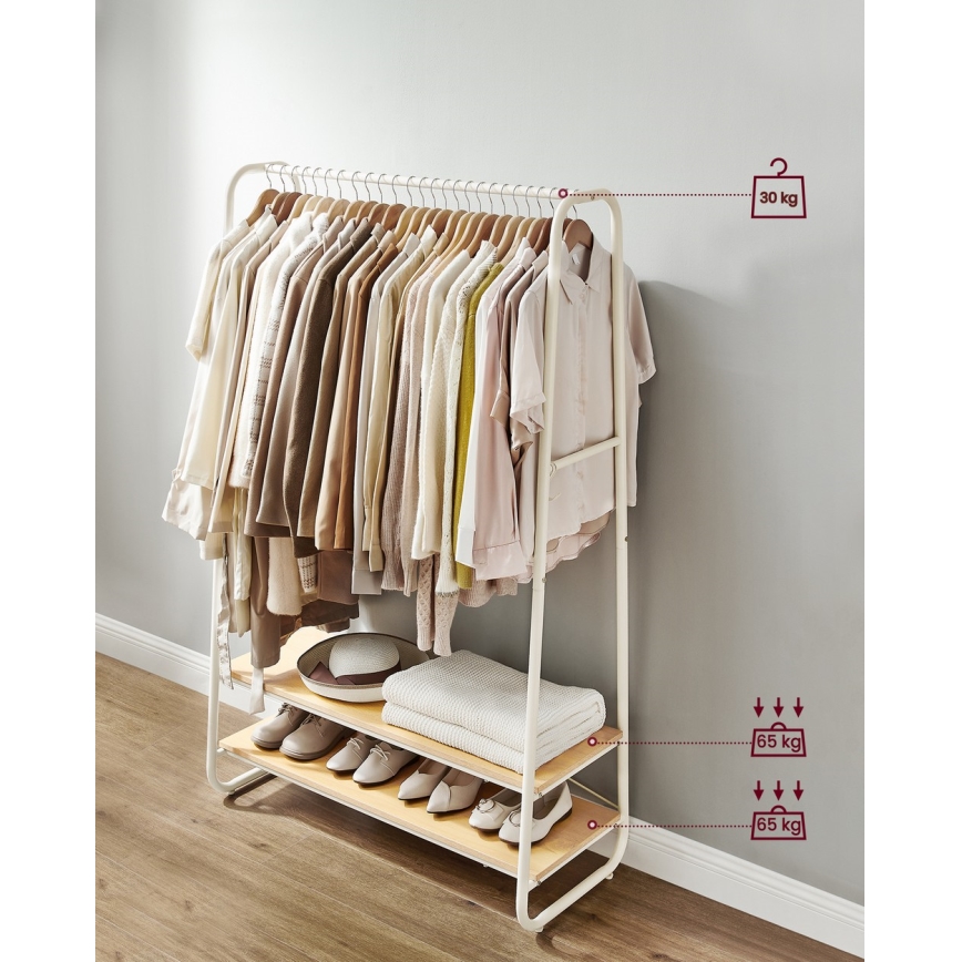 Stumtjener LINEA hvid/brun