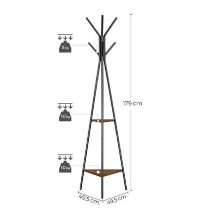 Stumtjener LINEA sort/brun