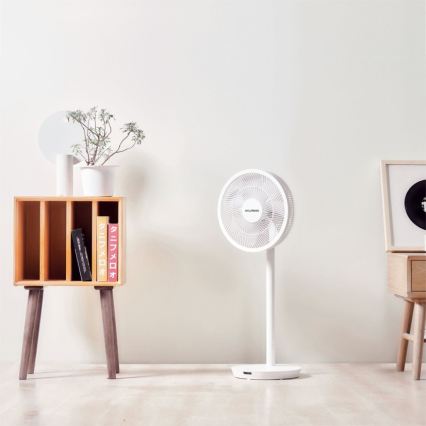Stylies - Standventilator 2-i-1 ANTILA 25W/230V 88 cm hvid + fjernbetjening