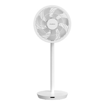 Stylies - Gulvventilator ANTILA 25W/230V Ø 40 cm hvid + fjernbetjening