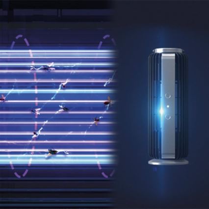 Stylies - Lysfælde til effektiv bekæmpelse af myg AURIGA UV-A/8W/230V 60 m²
