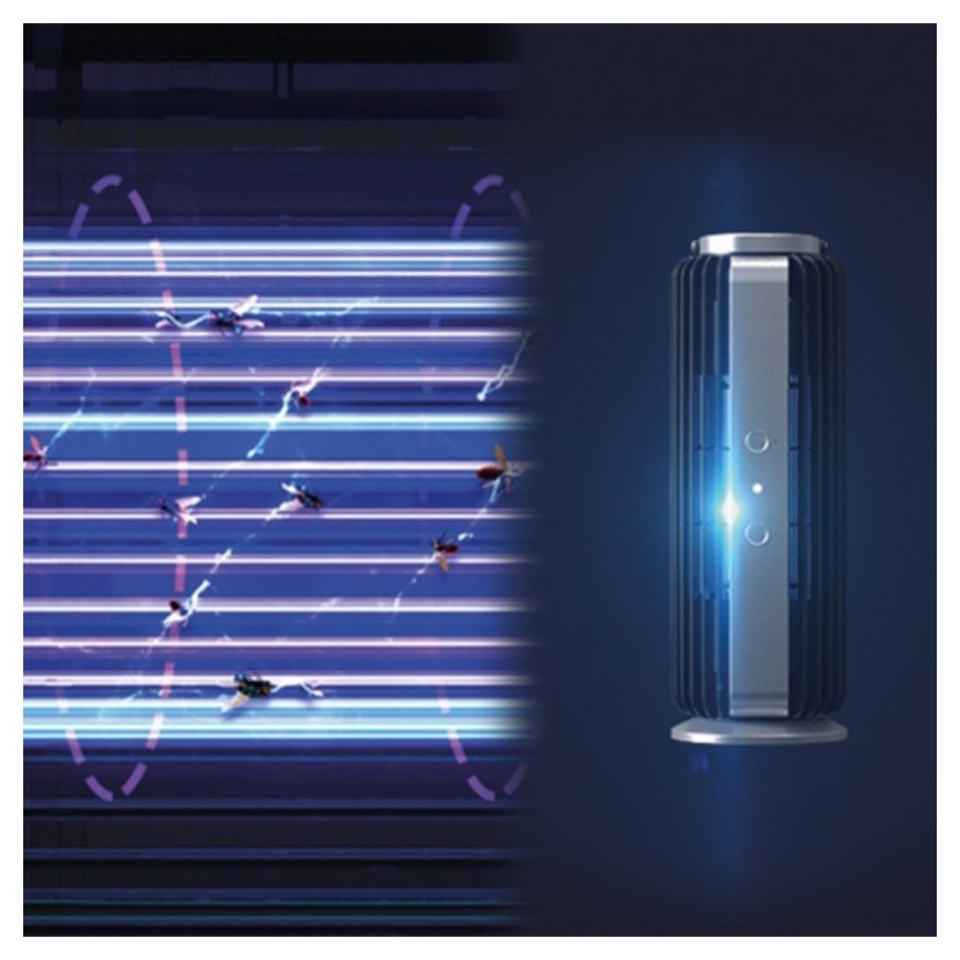 Stylies - Lysfælde til effektiv bekæmpelse af myg AURIGA UV-A/8W/230V 60 m²