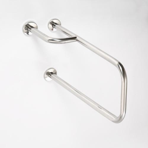 Støttegreb 23,5x38 cm rustfrit stål/sølv