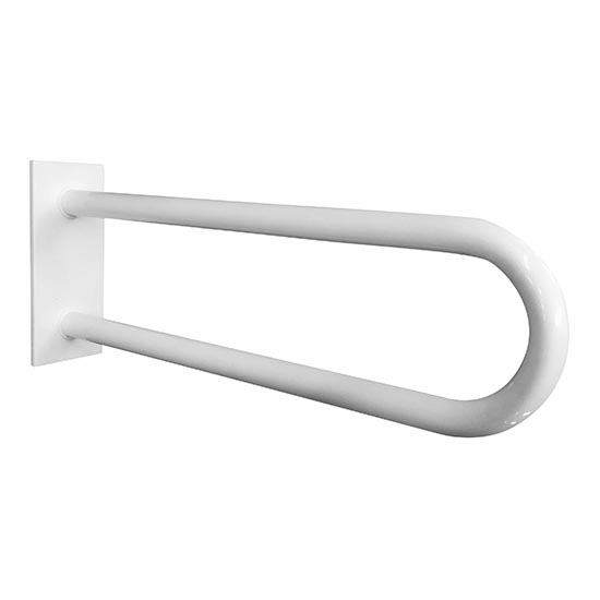 Støttehåndtag 10 x 25 cm, hvid
