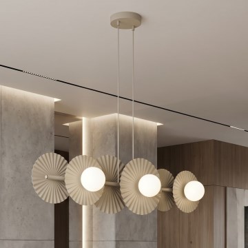 Suspensionslampe UMBRA 6xG9/8W/230V beige