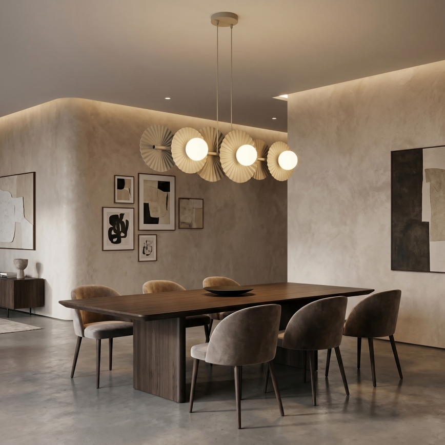 Suspensionslampe UMBRA 6xG9/8W/230V beige