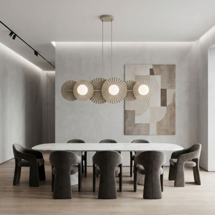 Suspensionslampe UMBRA 6xG9/8W/230V beige