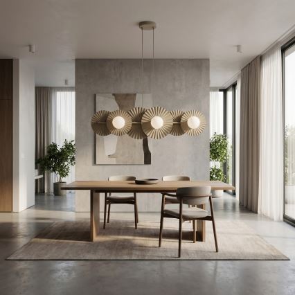 Suspensionslampe UMBRA 6xG9/8W/230V beige